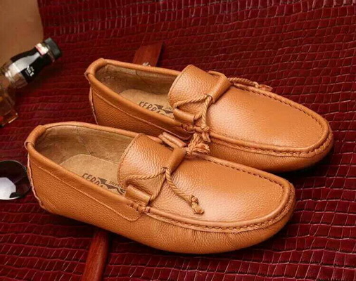 Salvatore Ferragamo Business Casual Men Shoes--044